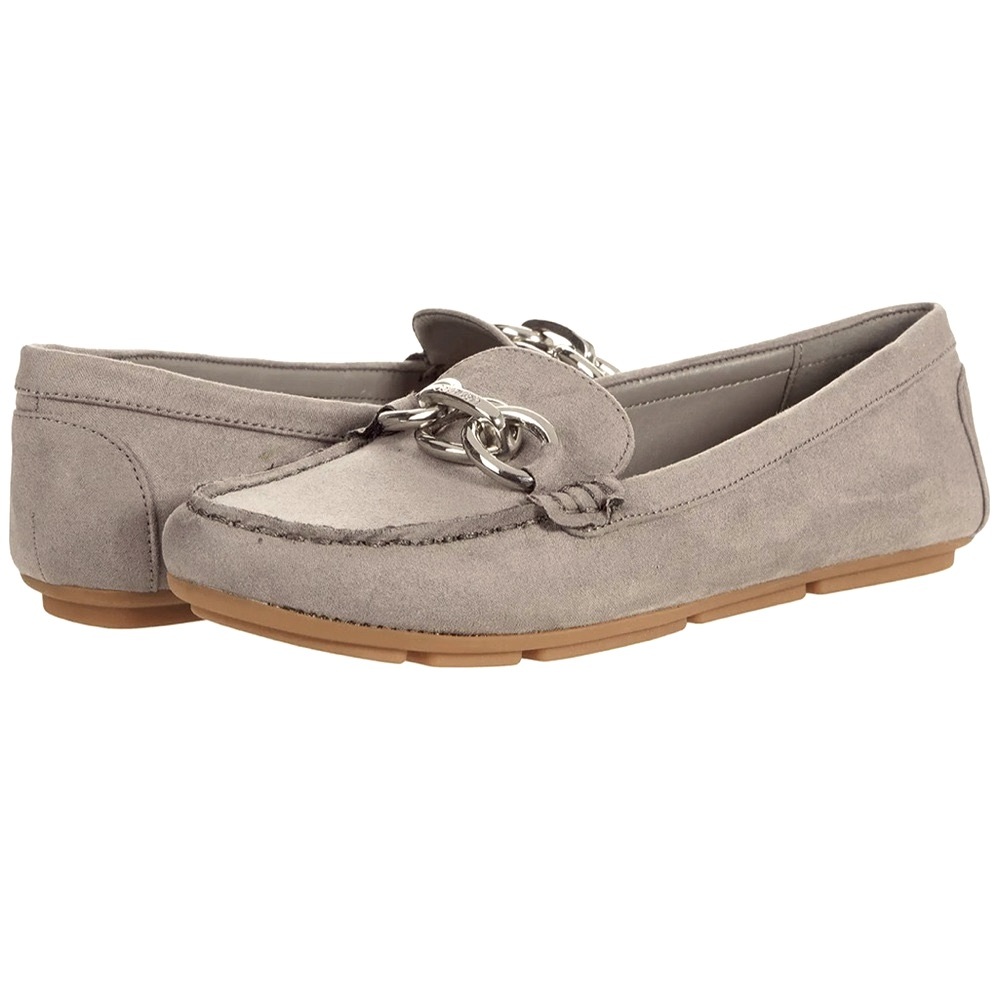 Ladies Calvin Klein Luca 2 driver-style loafer - Dark grey - women’s size 7.5